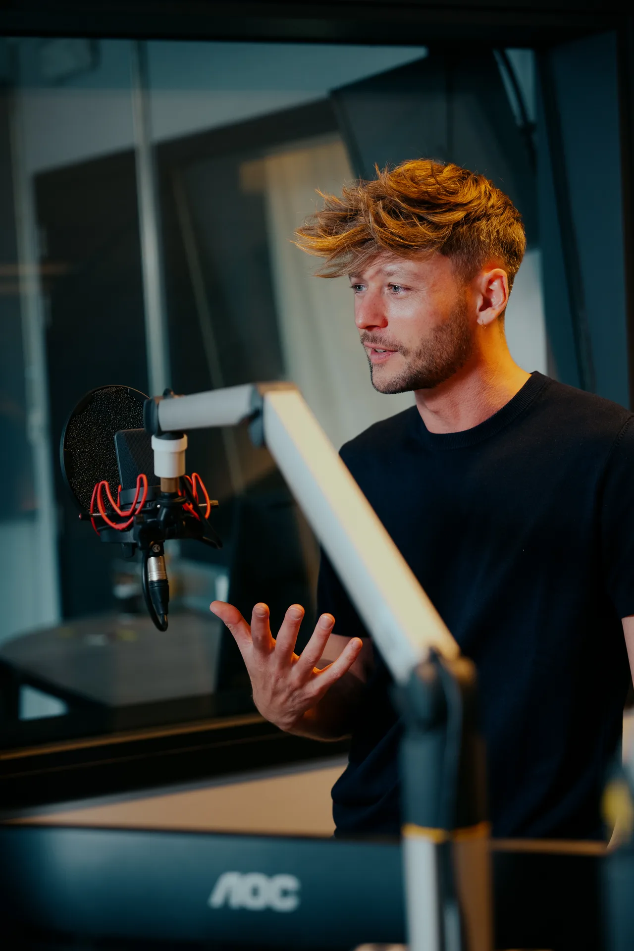 Afgewerkte voice-over audio ontvangen van Johfrah